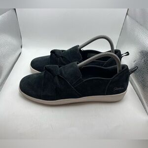 Skechers Madison Ave Kid You Knot women’s black loafers size 8